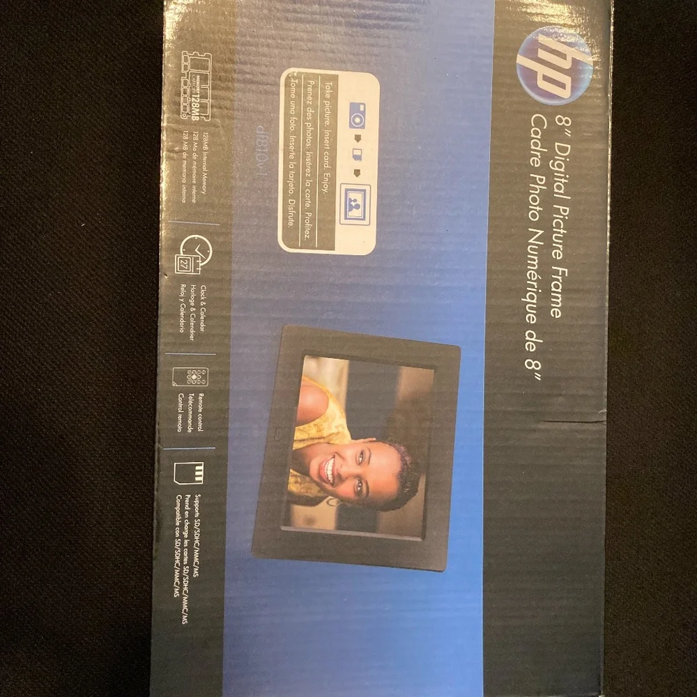 HP Digital Photo Frame 8inch Black